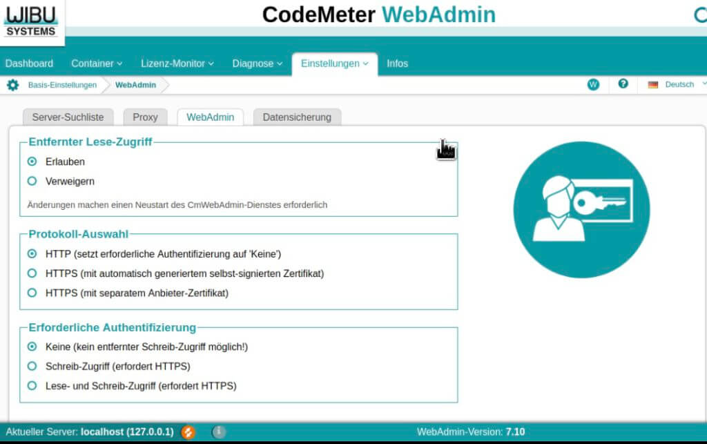 codemeter webadmin